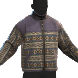 Fleece Jacket Purple
