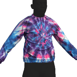 Tie-Dye Jumper (Purple)