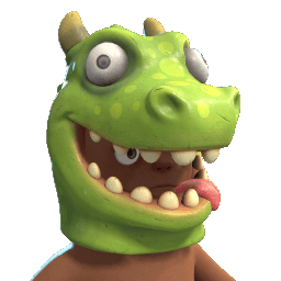 Crazy Dino Head