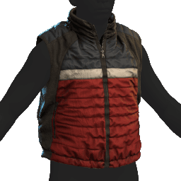 Puffer Gilet Red