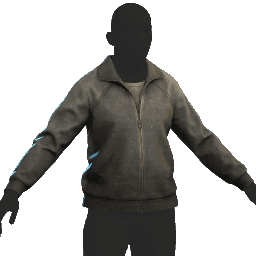 Zipper Jacket Grey