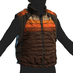 Puffer Gilet Orange