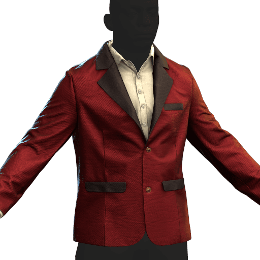 Suit Jacket Red